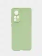 Зеленый чехол Xiaomi 12, Xiaomi 12X силиконовый (Сяоми 12, 12Х)