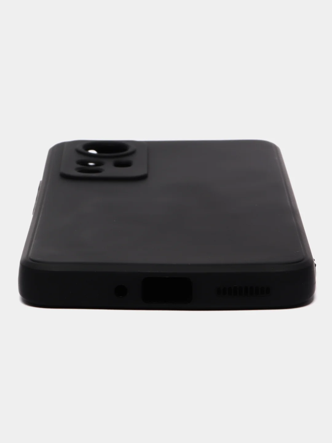 Черный чехол Xiaomi 12, Xiaomi 12X силиконовый (Сяоми 12, 12Х)