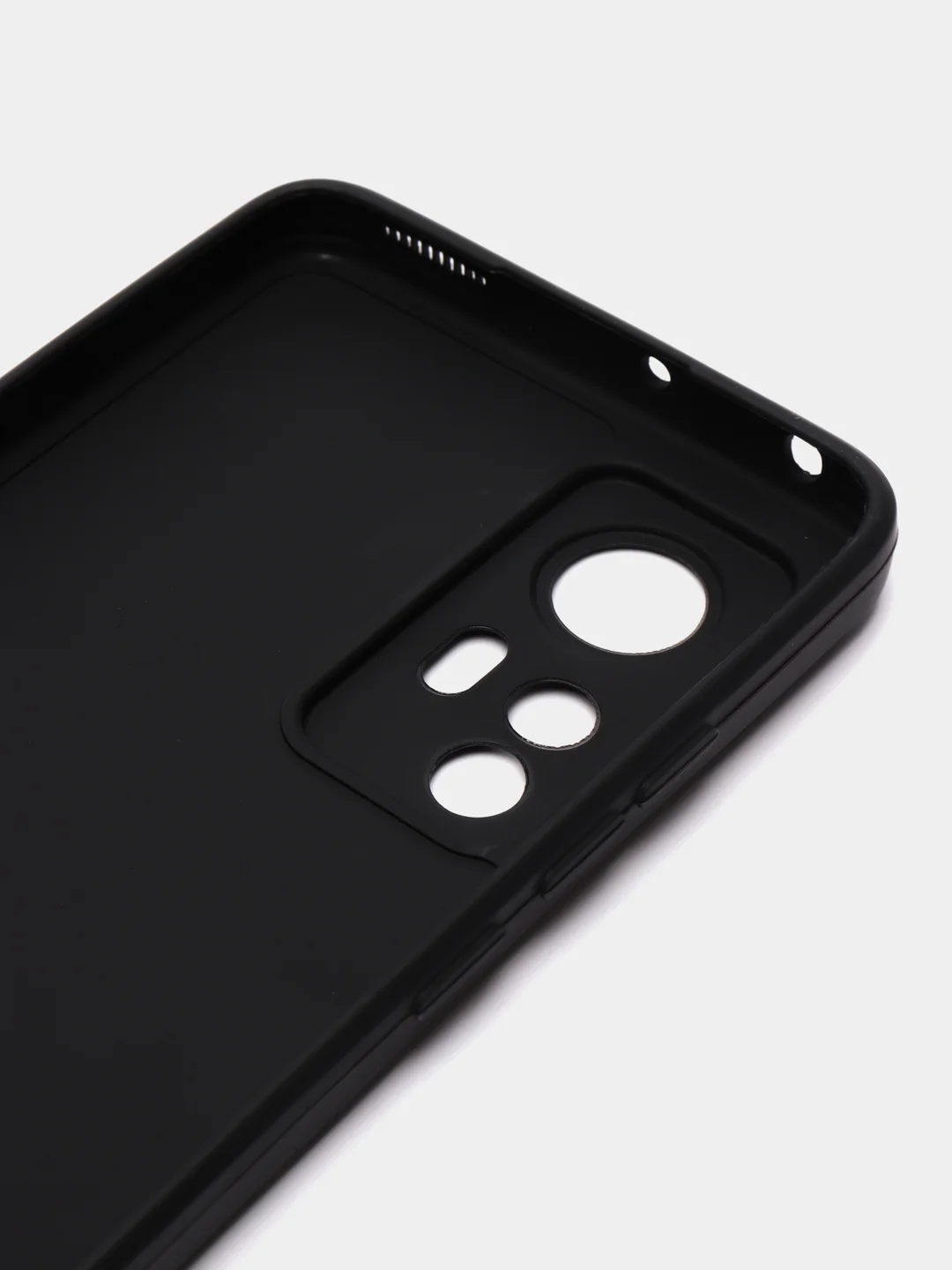 Черный чехол Xiaomi 12, Xiaomi 12X силиконовый (Сяоми 12, 12Х)