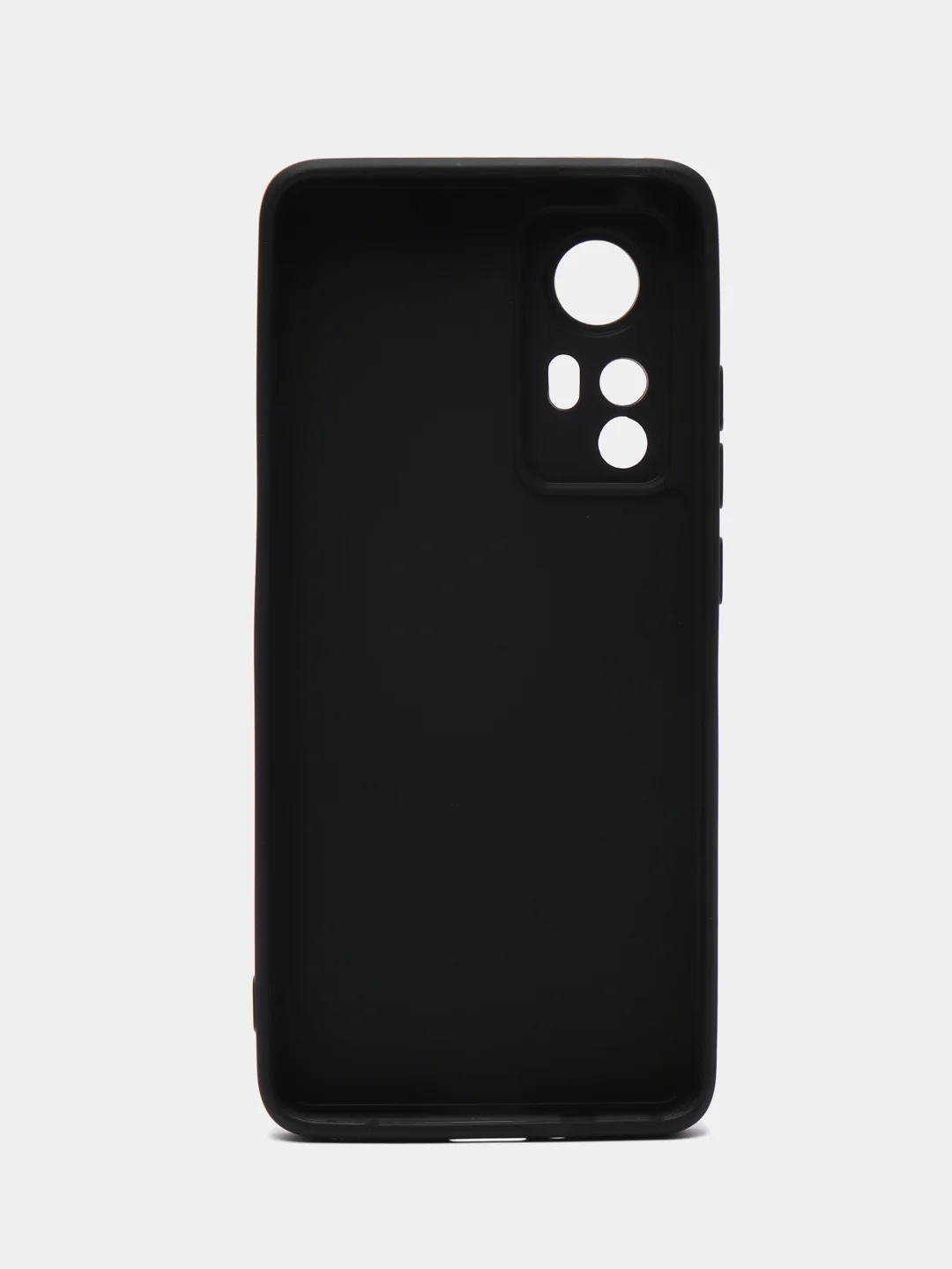 Черный чехол Xiaomi 12, Xiaomi 12X силиконовый (Сяоми 12, 12Х)