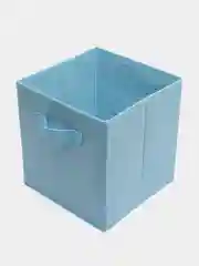 Голубой коробка для хранения вещей