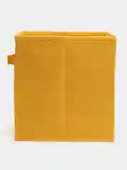 Желтый коробка для хранения вещей
