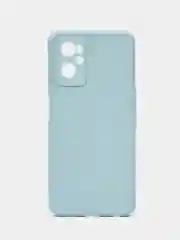 Светло-синий силиконовый чехол для Realme 9i 4G / Oppo A96, (Реалми 9Ай / Оппо А96), прозрачный