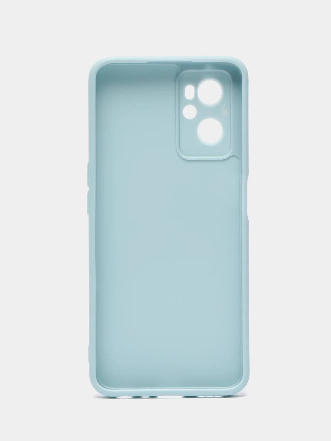 Светло-синий силиконовый чехол для Realme 9i 4G / Oppo A96, (Реалми 9Ай / Оппо А96), прозрачный