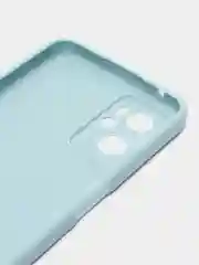 Светло-синий силиконовый чехол для Realme 9i 4G / Oppo A96, (Реалми 9Ай / Оппо А96), прозрачный
