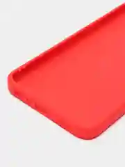 Красный силиконовый чехол для Realme 9i 4G / Oppo A96, (Реалми 9Ай / Оппо А96), прозрачный