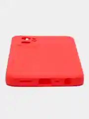 Красный силиконовый чехол для Realme 9i 4G / Oppo A96, (Реалми 9Ай / Оппо А96), прозрачный