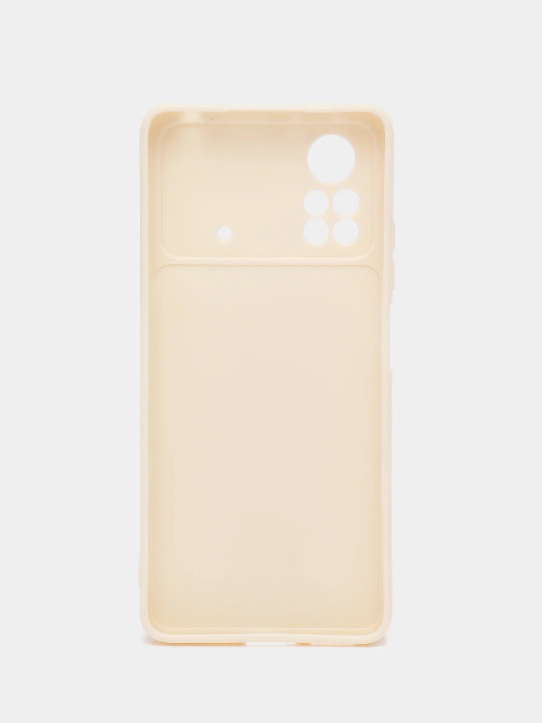 Молочный чехол Xiaomi Poco X4 Pro (Сяоми Поко Х4 Про), прозрачный