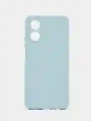 Светло-синий чехол для Oppo A17 (Оппо А17),силиконовый прозрачный