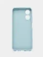 Светло-синий чехол для Oppo A17 (Оппо А17),силиконовый прозрачный