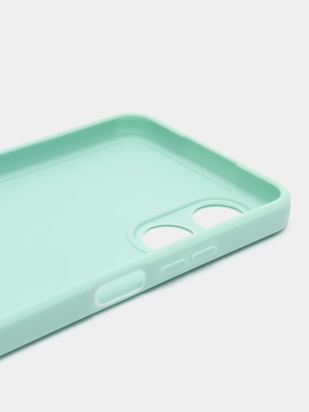 Мятный чехол для Oppo A17 (Оппо А17),силиконовый прозрачный
