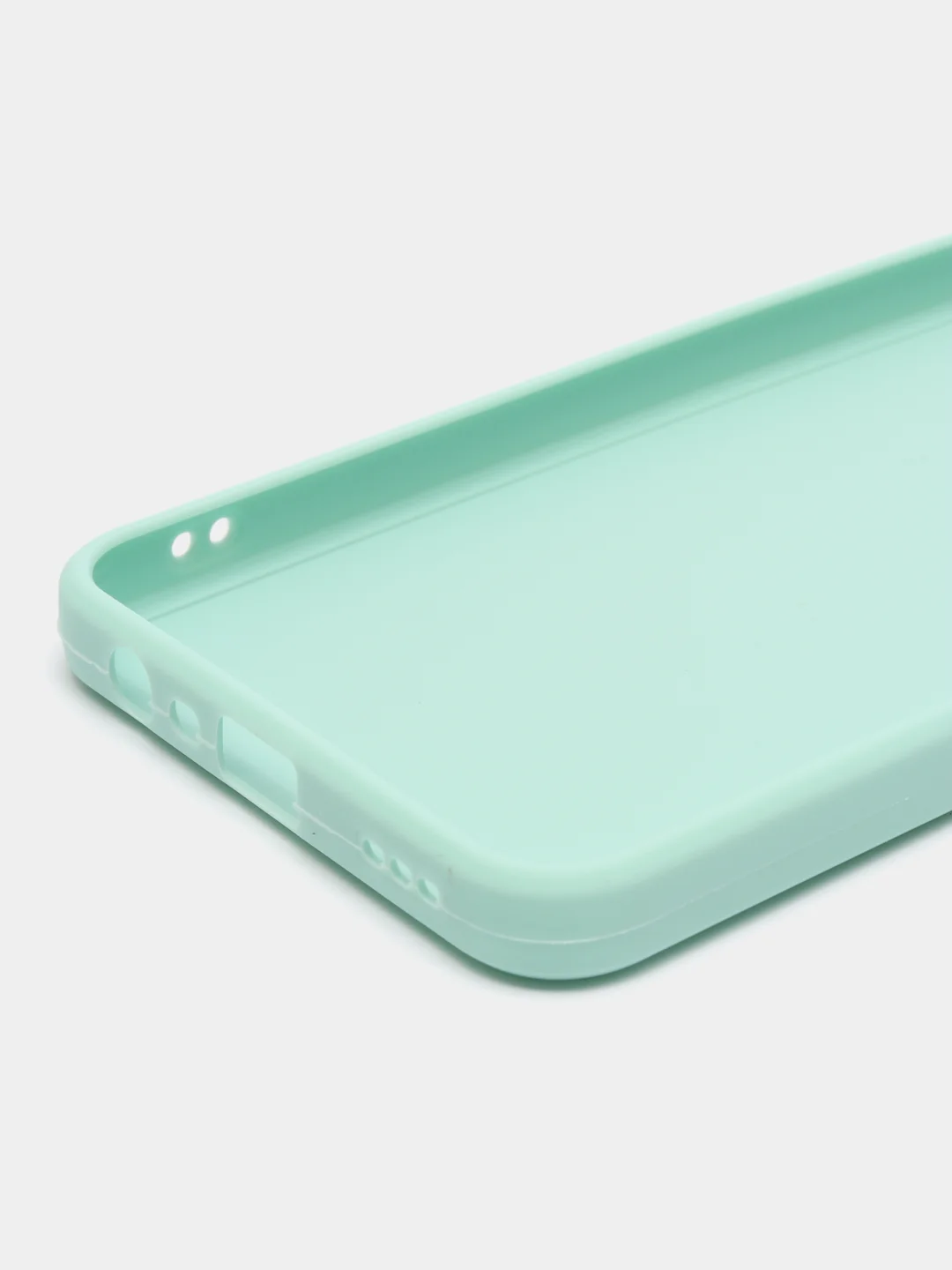Мятный чехол для Oppo A17 (Оппо А17),силиконовый прозрачный