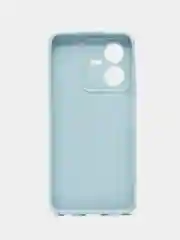 Светло-синий чехол для Vivo Y22 (Виво  у22), прозрачный, силиконовый