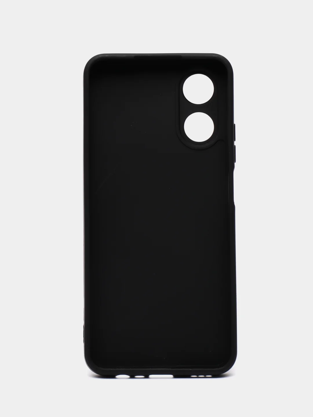 Черный чехол для Oppo A17 (Оппо А17),силиконовый прозрачный