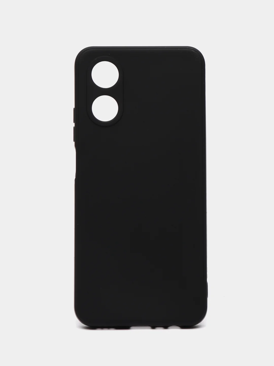 Черный чехол для Oppo A17 (Оппо А17),силиконовый прозрачный