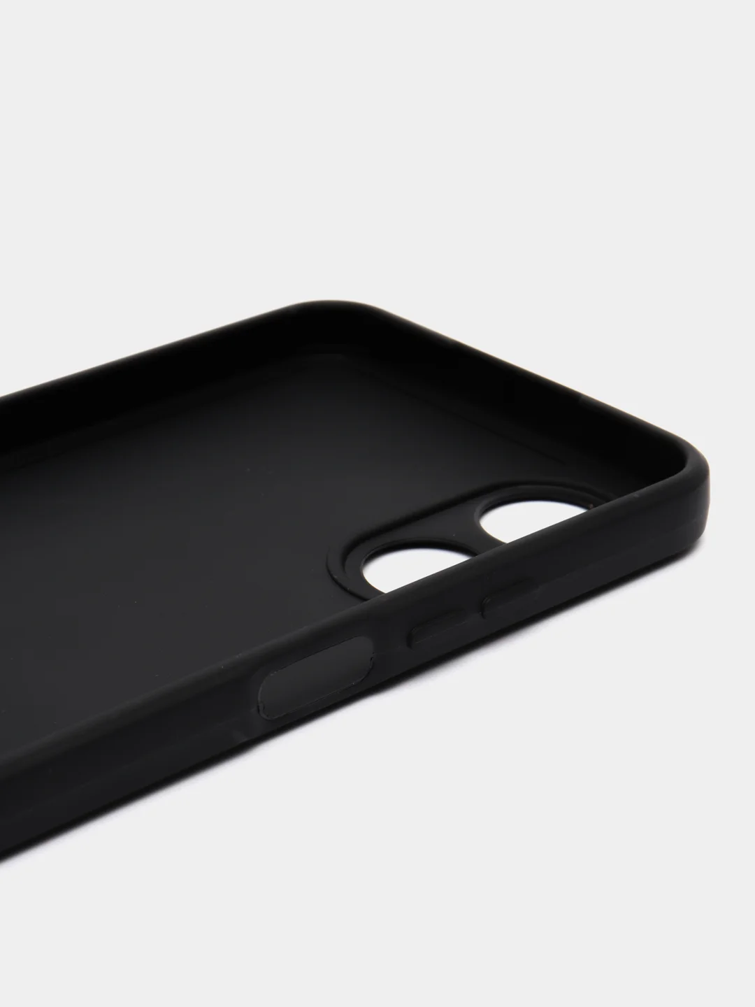 Черный чехол для Oppo A17 (Оппо А17),силиконовый прозрачный