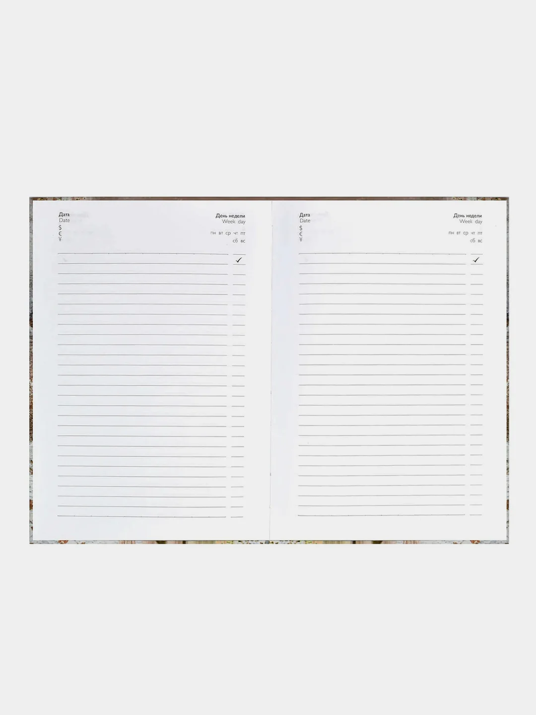 Ежедневник DIARY Цветы, А5, 80 л., "софт-тач", линия