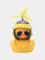 Синий игрушка "Утка", в очках и шлеме с пропеллером, на руль мотоцикла,велосипеда, самоката,авто
