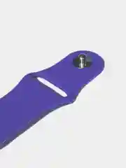 Фиолетовый силиконовый ремешок для Xiaomi Amazfit Bip / Huawei / Samsung, 20 мм / 22 мм, с кнопкой