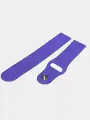 Фиолетовый силиконовый ремешок для Xiaomi Amazfit Bip / Huawei / Samsung, 20 мм / 22 мм, с кнопкой