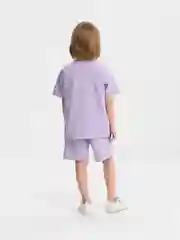 Лавандовый костюм детский, спортивный, однотонный