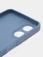 Синий меланж чехол для Oppo A17 (Оппо А17),силиконовый прозрачный