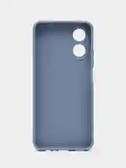 Синий меланж чехол для Oppo A17 (Оппо А17),силиконовый прозрачный