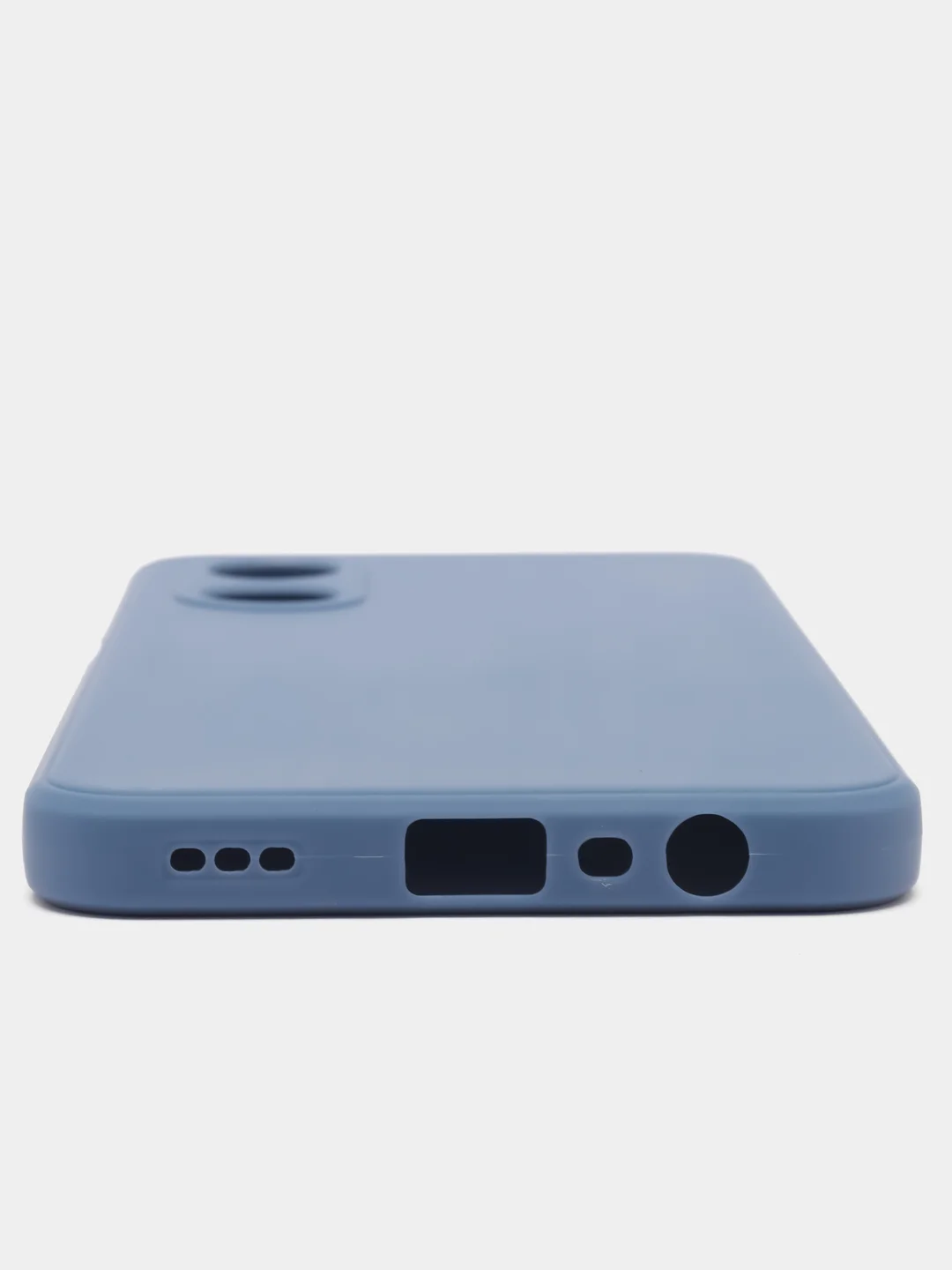 Синий меланж чехол для Oppo A17 (Оппо А17),силиконовый прозрачный