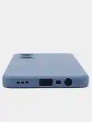 Синий меланж чехол для Oppo A17 (Оппо А17),силиконовый прозрачный