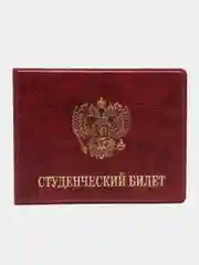 Аметистовый обложка для студенческого билета, ПВХ