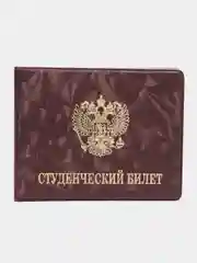 Аметистовый обложка для студенческого билета, ПВХ