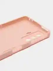 Пудровый чехол для Xiaomi Poco F4 GT (Поко Ф4 Джити) силиконовый, черный, матовый, с защитой камеры