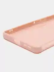 Пудровый чехол для Xiaomi Poco F4 GT (Поко Ф4 Джити) силиконовый, черный, матовый, с защитой камеры