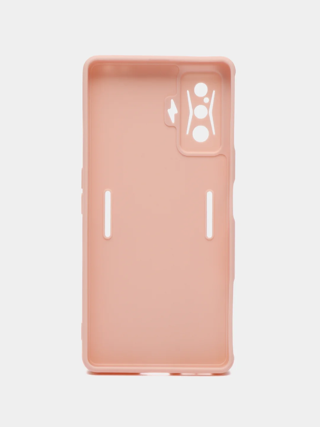 Пудровый чехол для Xiaomi Poco F4 GT (Поко Ф4 Джити) силиконовый, черный, матовый, с защитой камеры