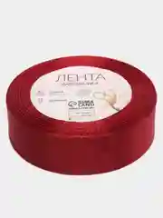 Вишнёвый лента атласная, 25 мм