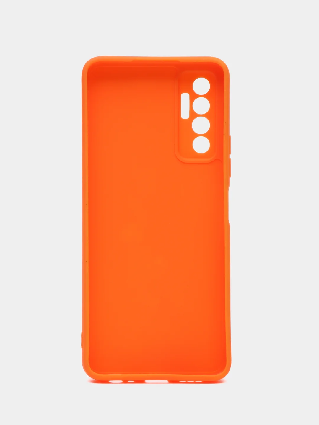 Оранжевый чехол для TECNO Camon 17P (Техно камон 17П), силиконовый, матовый