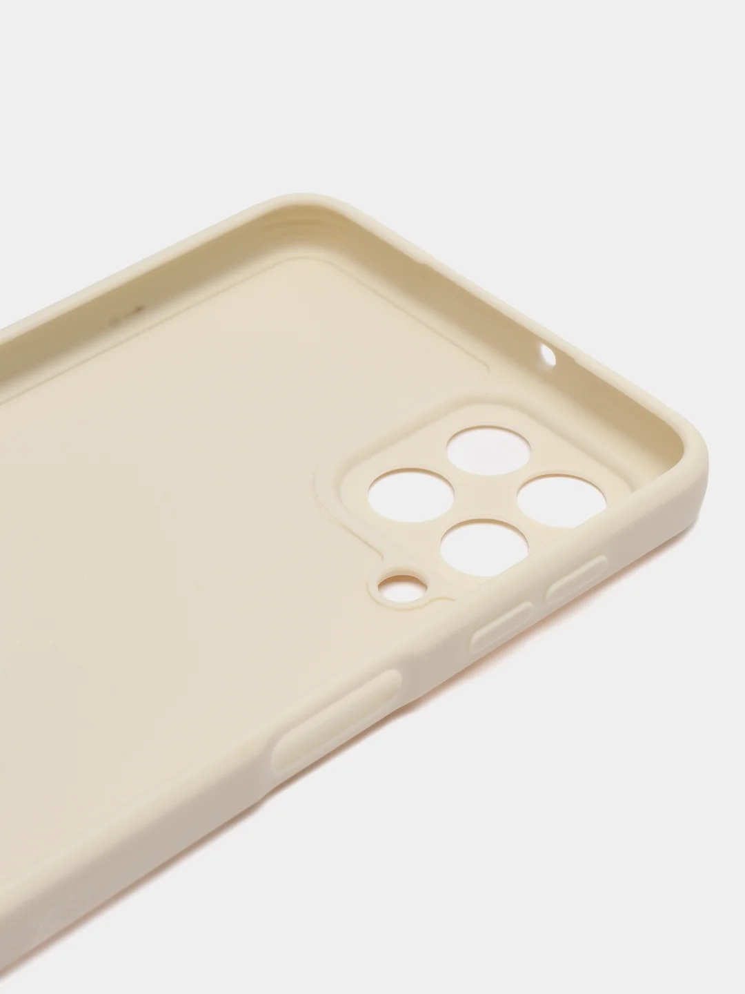 Молочный чехол для Samsung M53 5G (Самсунг М53), с защитой камеры