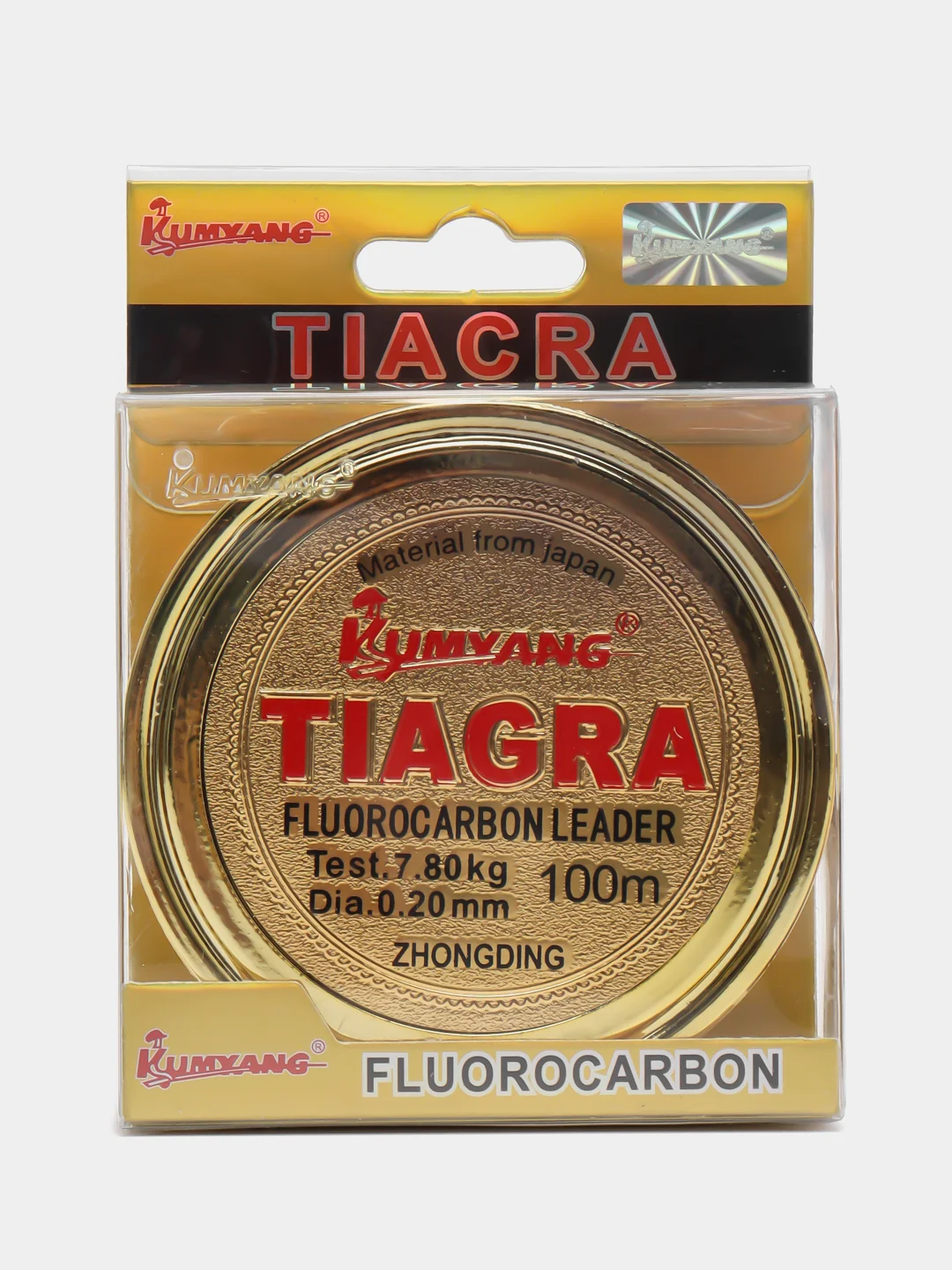 Леска рыболовная флюрокарбоновое покрытие  TIAGRA, 100 м