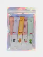 Разноцветный освежающий ополаскиватель для полости рта, 5 ароматов на выбор, 10 мл