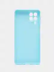 Голубой чехол для Samsung M53 5G (Самсунг М53), с защитой камеры