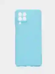 Голубой чехол для Samsung M53 5G (Самсунг М53), с защитой камеры