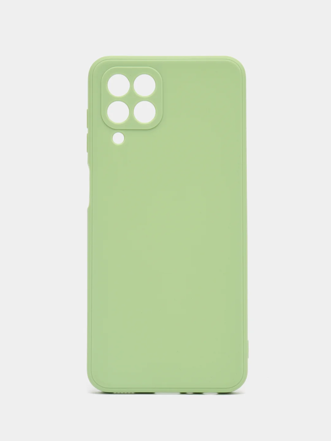 Зеленый чехол для Samsung Galaxy M33 (Самсунг М33) 5G, с защитой камеры, силиконовый