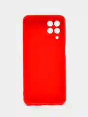 Красный чехол для Samsung Galaxy M33 (Самсунг М33) 5G, с защитой камеры, силиконовый