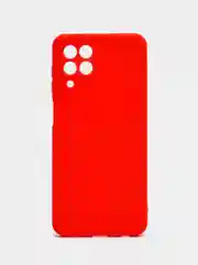 Красный чехол для Samsung Galaxy M33 (Самсунг М33) 5G, с защитой камеры, силиконовый