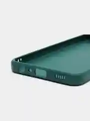 Тёмно-зелёный силиконовый чехол для Samsung Galaxy A03 core (Самсунг Галакси А03 Кор)
