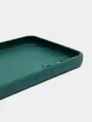 Тёмно-зелёный силиконовый чехол для Samsung Galaxy A03 core (Самсунг Галакси А03 Кор)