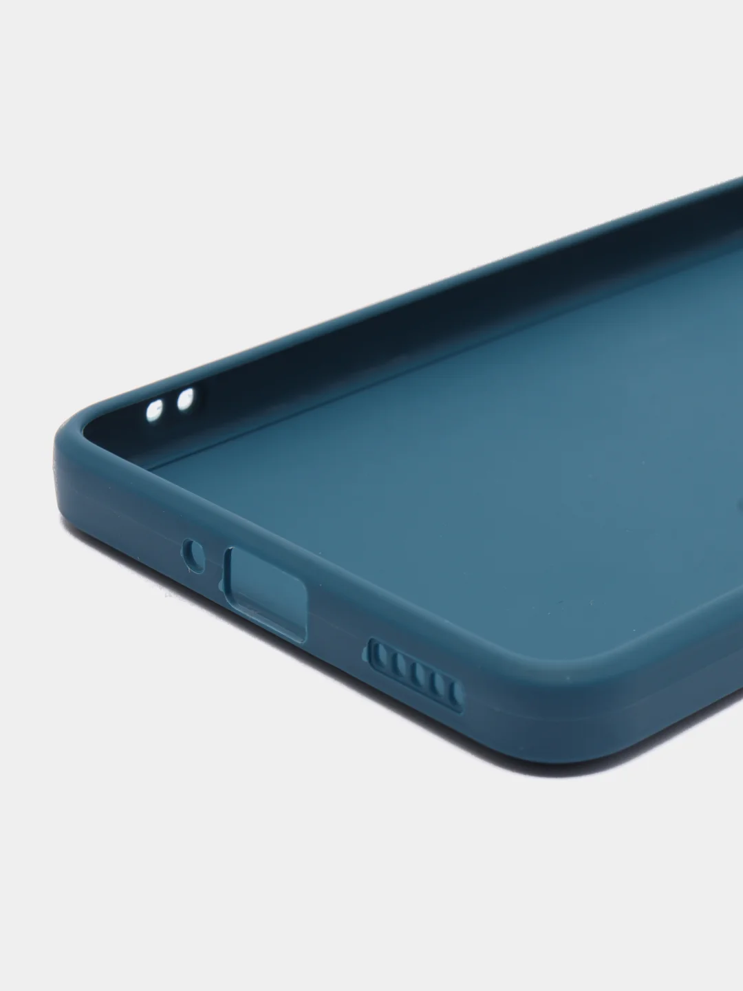 Синий силиконовый чехол для Honor X9 (Хонор Х9), прозрачный