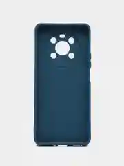 Синий силиконовый чехол для Honor X9 (Хонор Х9), прозрачный