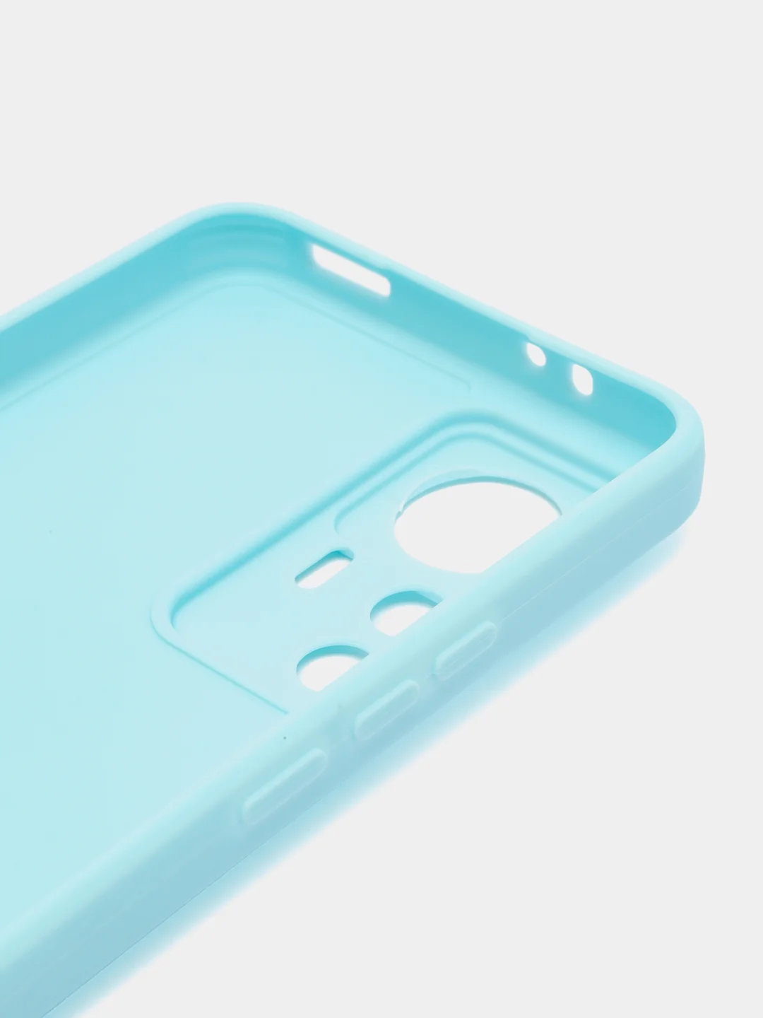Голубой силиконовый чехол для Xiaomi 12T, 12T Pro, Redmi K50 Ultra,прозрачный