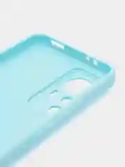 Голубой силиконовый чехол для Xiaomi 12T, 12T Pro, Redmi K50 Ultra,прозрачный